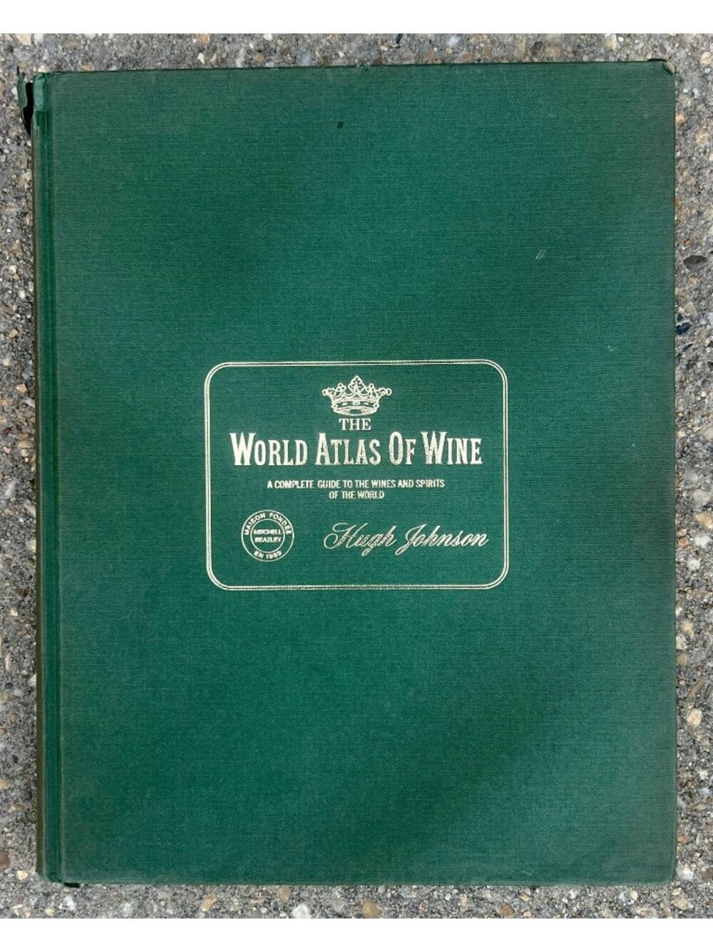 World Atlas of Wine Hugh Johnson 1971 Hardcover Mitchell Beazley Maps